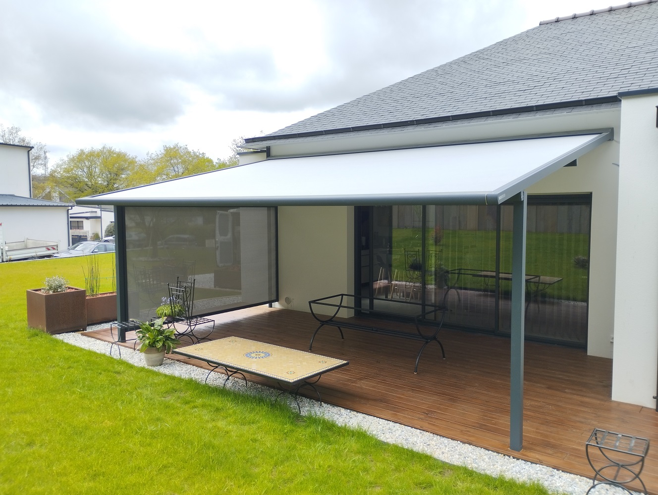 pergola toile redon